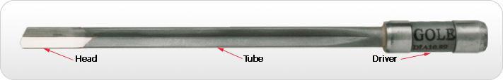 Single flute gun drill