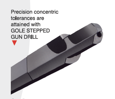 Special stepped gun drill